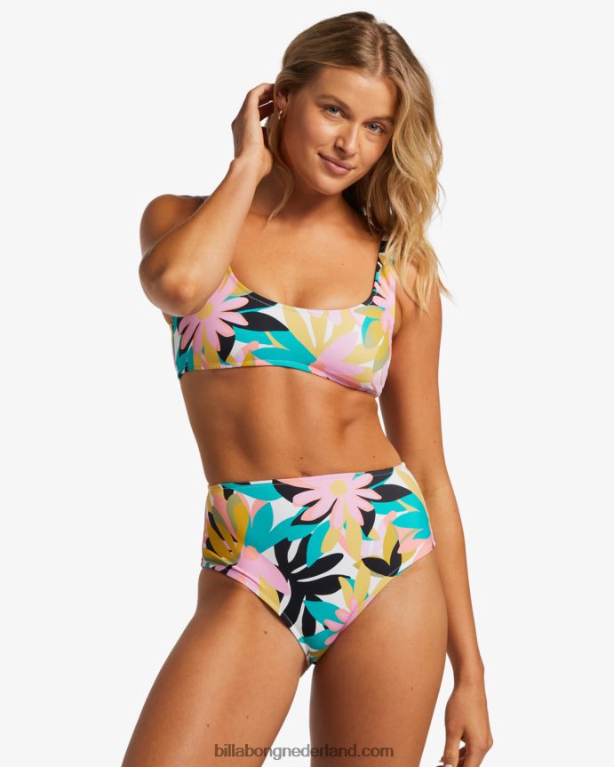 Billabong vrouwen een/div tank bikinitopzwart multi 4D20H1274