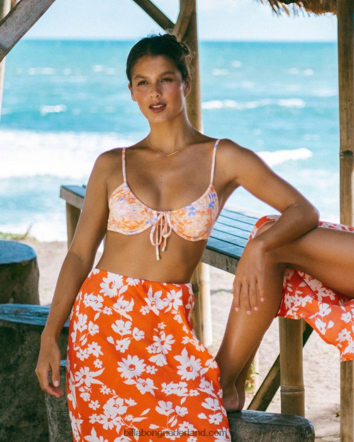 Billabong vrouwen fine by me ella bh bikinitoplichte meloen 4D20H1392