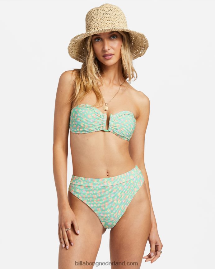 Billabong vrouwen i sea you tanlines bandeau bikinitopgroene munt 4D20H1199