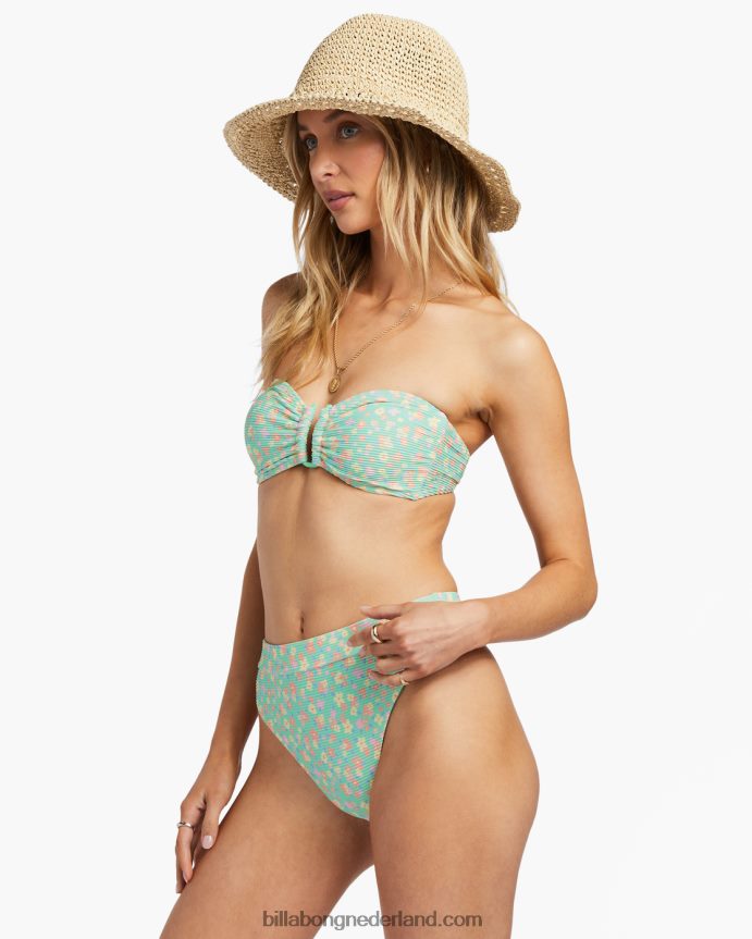 Billabong vrouwen i sea you tanlines bandeau bikinitopgroene munt 4D20H1199