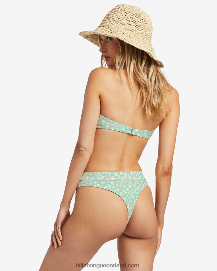 Billabong vrouwen i sea you tanlines bandeau bikinitopgroene munt 4D20H1199