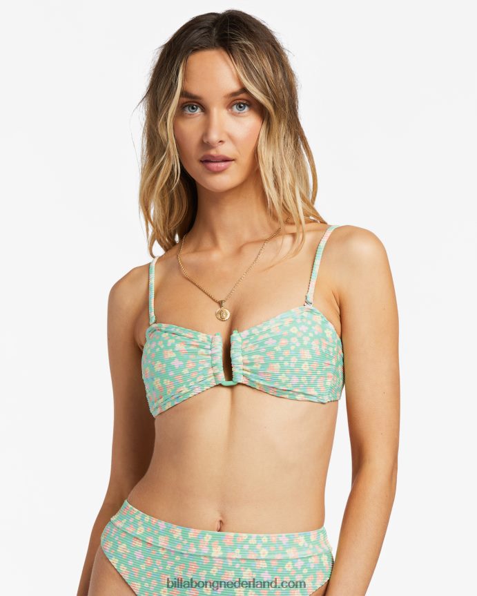 Billabong vrouwen i sea you tanlines bandeau bikinitopgroene munt 4D20H1199