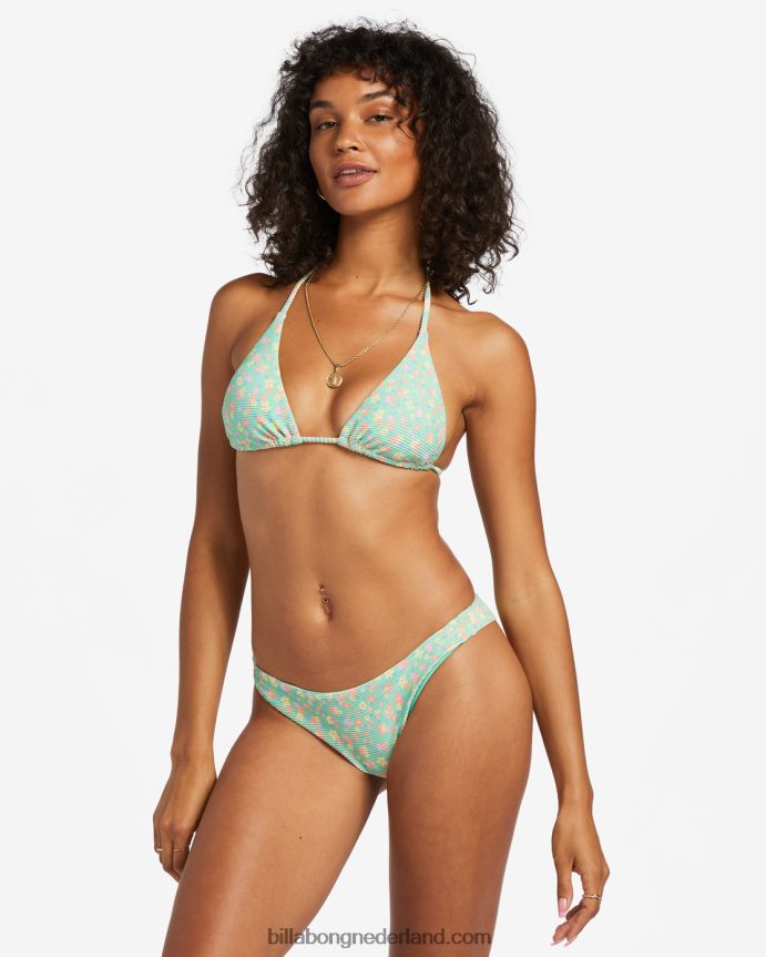 Billabong vrouwen i sea you tanlines triangelbikinitopgroene munt 4D20H1195
