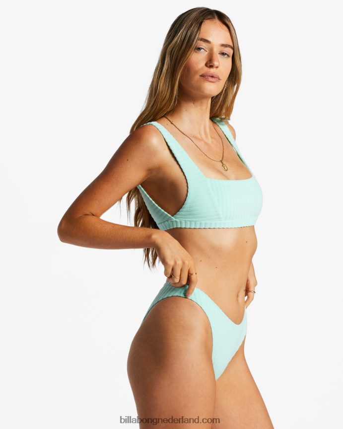 Billabong vrouwen in de loop tank bikinitopmunt kus 4D20H1385