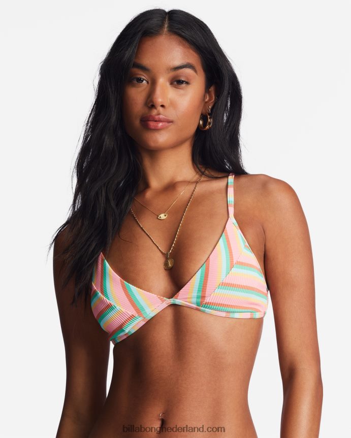 Billabong vrouwen island glow tanlines charlie vaste triangel bikinitopmulti 4D20H1452