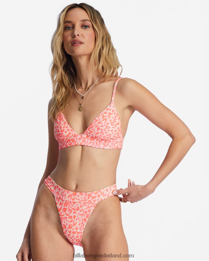 Billabong vrouwen lei low rev omkeerbare triangelbikinitopmulti 4D20H1463