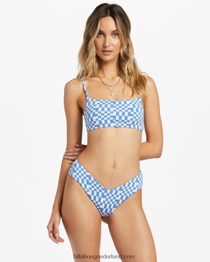 Billabong vrouwen out of the blue zoe crop bikinitopjekust 4D20H1169