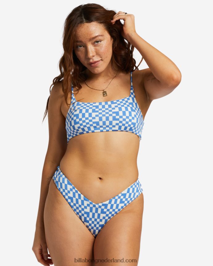 Billabong vrouwen out of the blue zoe crop bikinitopjekust 4D20H1169