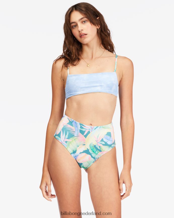Billabong vrouwen ritten en getijden bralette omkeerbare bikinitopmulti 4D20H1532
