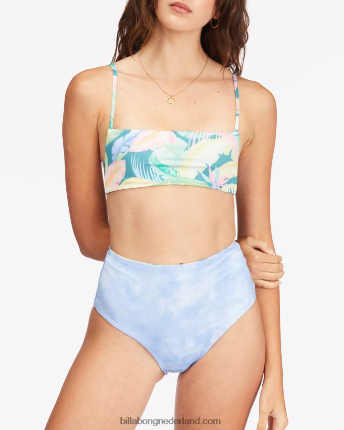Billabong vrouwen ritten en getijden bralette omkeerbare bikinitopmulti 4D20H1532