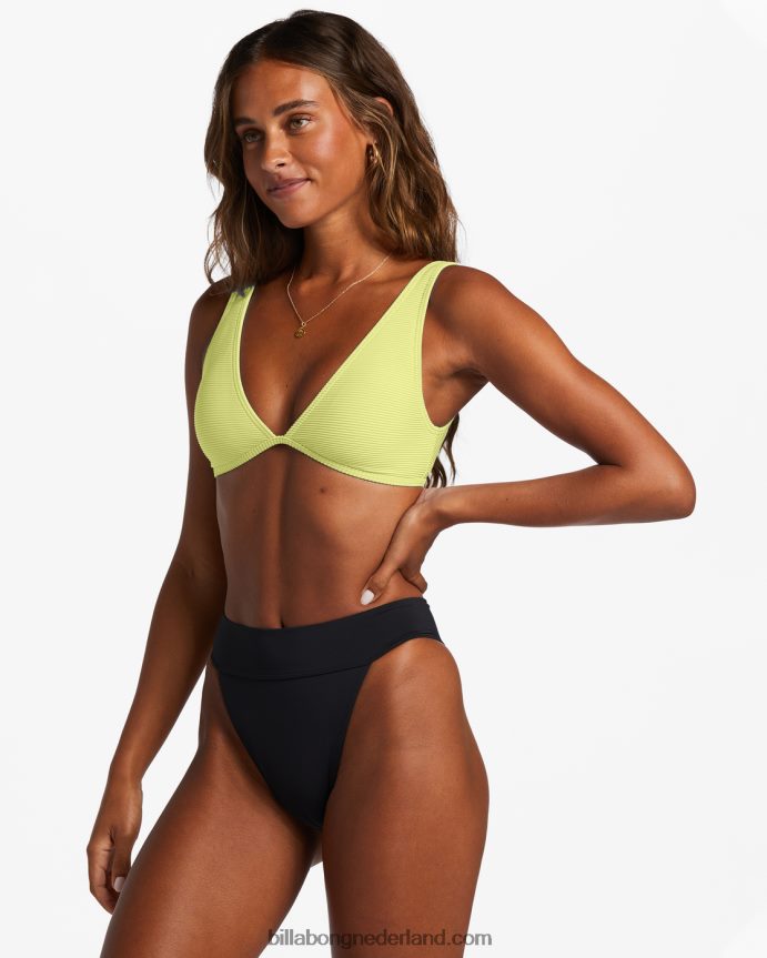 Billabong vrouwen sol searcher ava tank bikinitoplichte limoen 4D20H1227