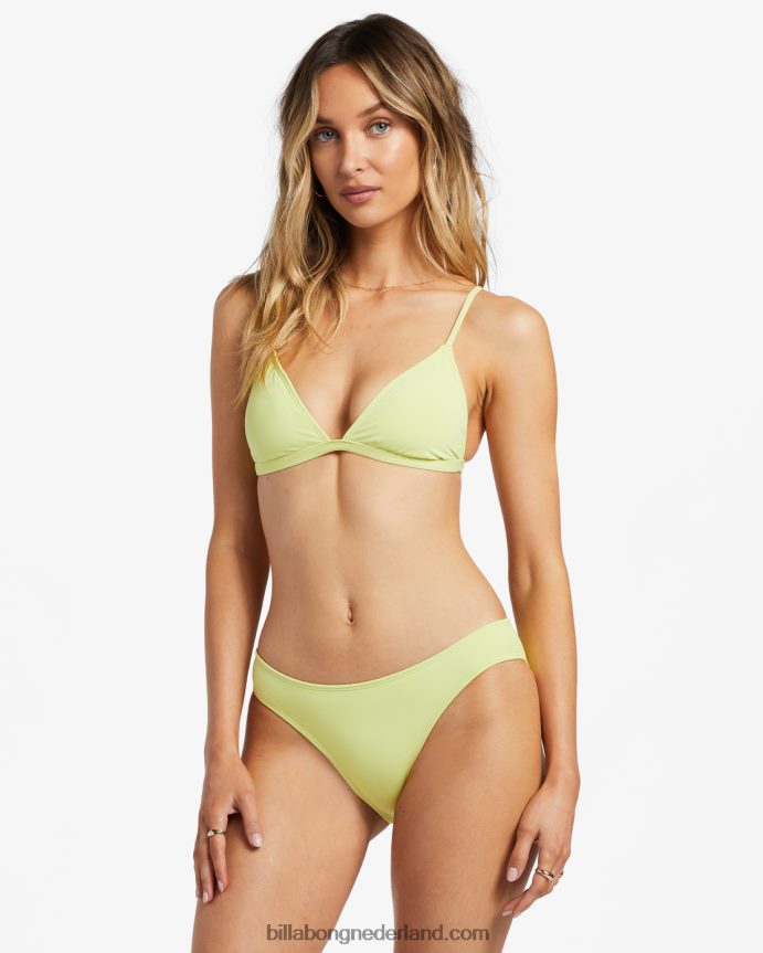 Billabong vrouwen sol searcher ceci triangelbikinitoplichte limoen 4D20H1229
