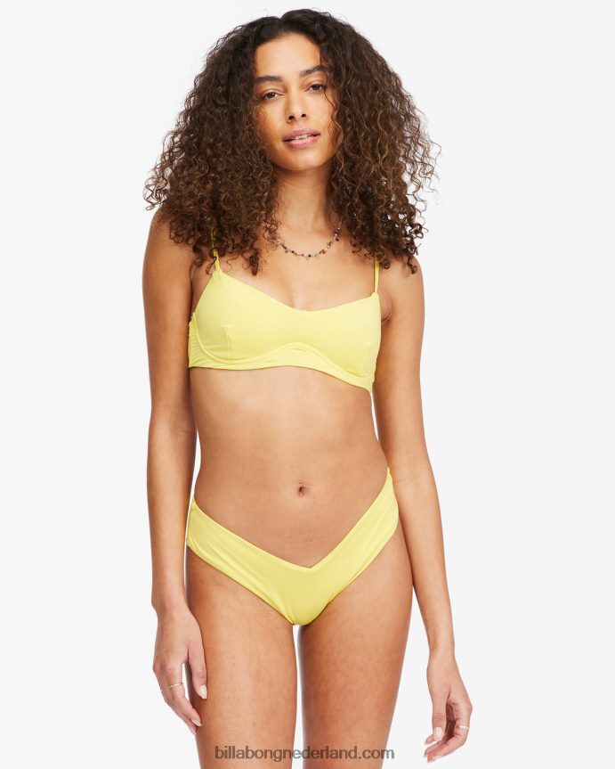 Billabong vrouwen sol searcher kenzley bikinitopje met beugelcitroen 4D20H1672