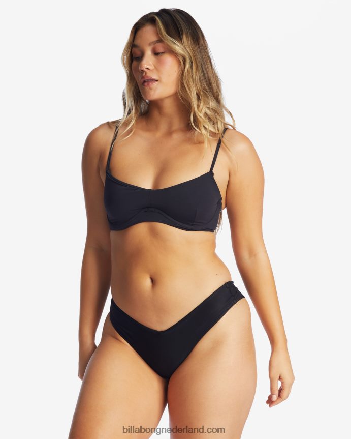 Billabong vrouwen sol searcher kenzley bikinitopje met beugelzwarte kiezelsteen 4D20H1689