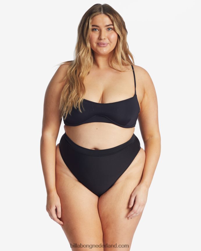Billabong vrouwen sol searcher kenzley bikinitopje met beugelzwarte kiezelsteen 4D20H1689