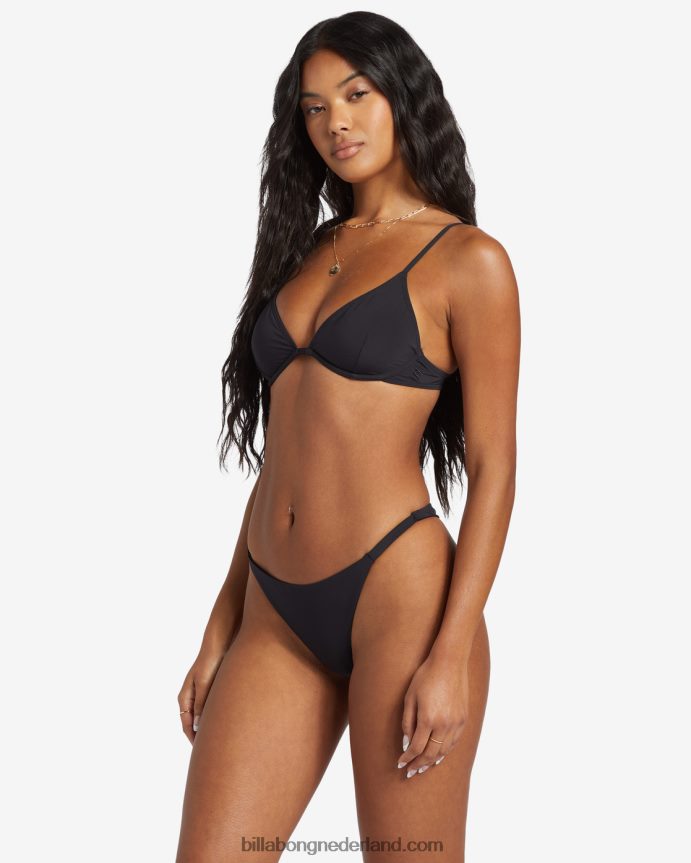 Billabong vrouwen sol searcher reese beugelbikinitopzwarte kiezelsteen 4D20H1321