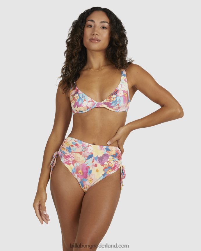 Billabong vrouwen summer bliss ruby ​​bh bikinitoprood 4D20H1517