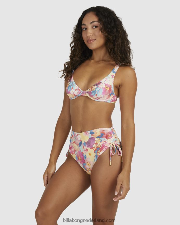 Billabong vrouwen summer bliss ruby ​​bh bikinitoprood 4D20H1517