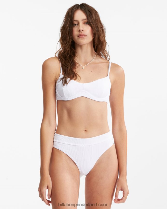 Billabong vrouwen sunrays kenzley beugel bikinitopwit 4D20H1566
