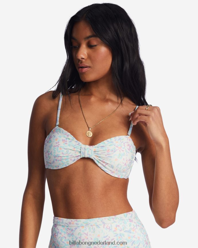 Billabong vrouwen sweet oasis tanlines bandeau bikinitopzout kristal 4D20H1411