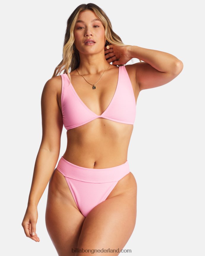 Billabong vrouwen tanlines ava tank bikinitoproze roes 4D20H1299