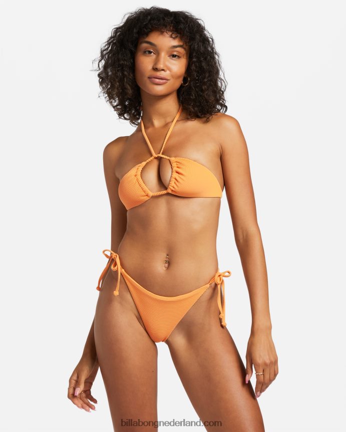 Billabong vrouwen tanlines multi triangel bikinitopsinaasappelschil 4D20H1214