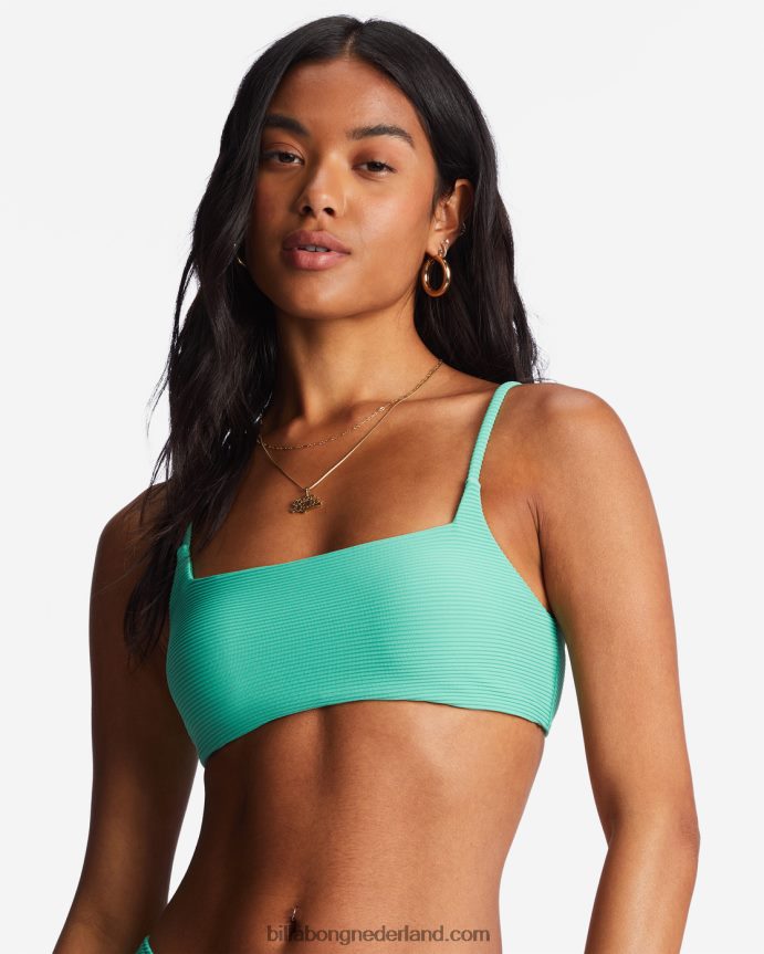 Billabong vrouwen tanlines zoe crop bikinitopjezoet gras 4D20H1305