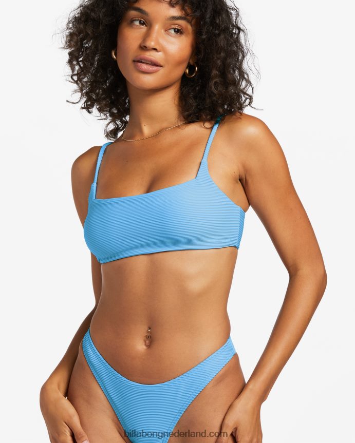 Billabong vrouwen tanlines zoe crop bikinitopjezomerse hemel 4D20H1209