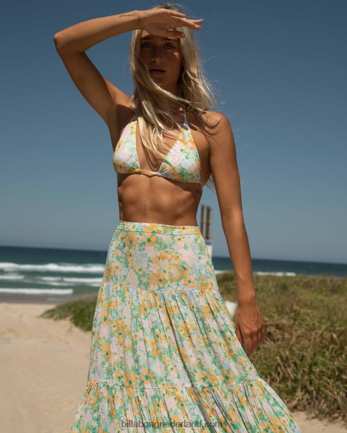 Billabong vrouwen zachte rave triangel bikinitopgroente 4D20H1332