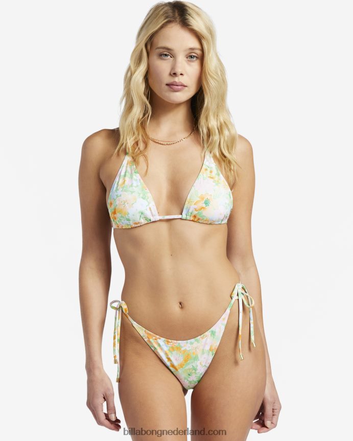 Billabong vrouwen zachte rave triangel bikinitopgroente 4D20H1332