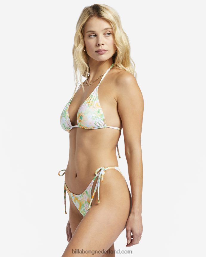 Billabong vrouwen zachte rave triangel bikinitopgroente 4D20H1332