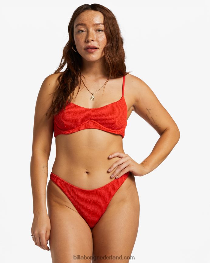 Billabong vrouwen zomer high kensley beugelbikinitoprode aloha 4D20H1252