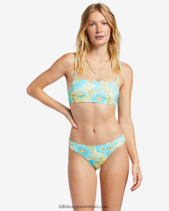 Billabong vrouwen zomer sky zoe crop bikinitopjemulti 4D20H1316