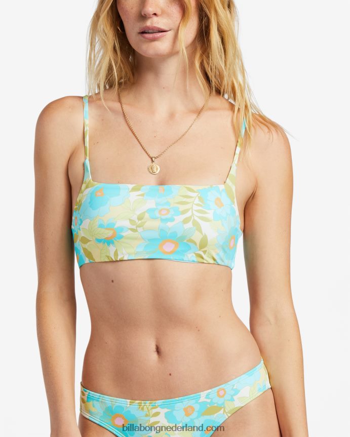 Billabong vrouwen zomer sky zoe crop bikinitopjemulti 4D20H1316