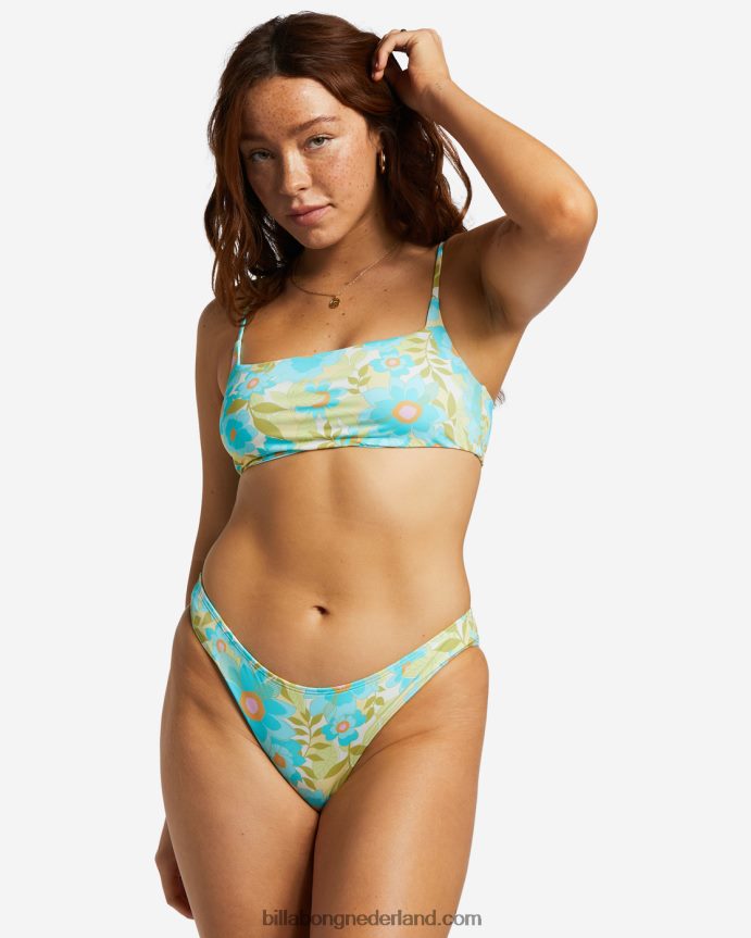 Billabong vrouwen zomer sky zoe crop bikinitopjemulti 4D20H1316