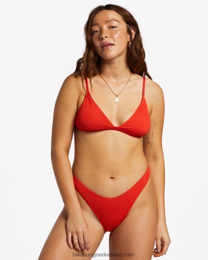 Billabong vrouwen zomerse hoge vaste triangel bikinitoprode aloha 4D20H1250