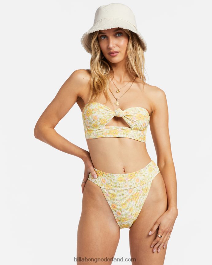 Billabong vrouwen zonaanbidder tanlines bandeau bikinitopmulti 4D20H1153