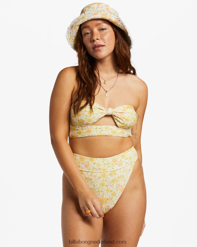 Billabong vrouwen zonaanbidder tanlines bandeau bikinitopmulti 4D20H1153