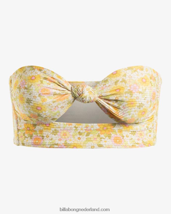 Billabong vrouwen zonaanbidder tanlines bandeau bikinitopmulti 4D20H1153