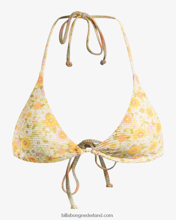 Billabong vrouwen zonaanbidder tanlines triangelbikinitopmulti 4D20H1155