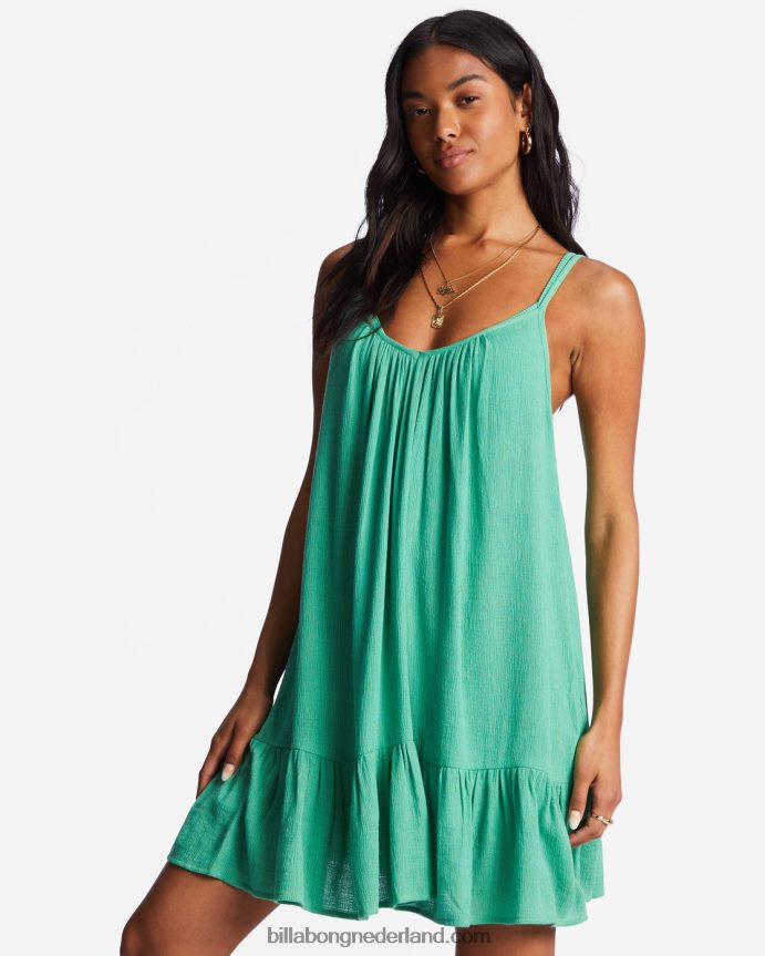 Billabong vrouwen beach vibes strand cover-upzoet gras 4D20H1693