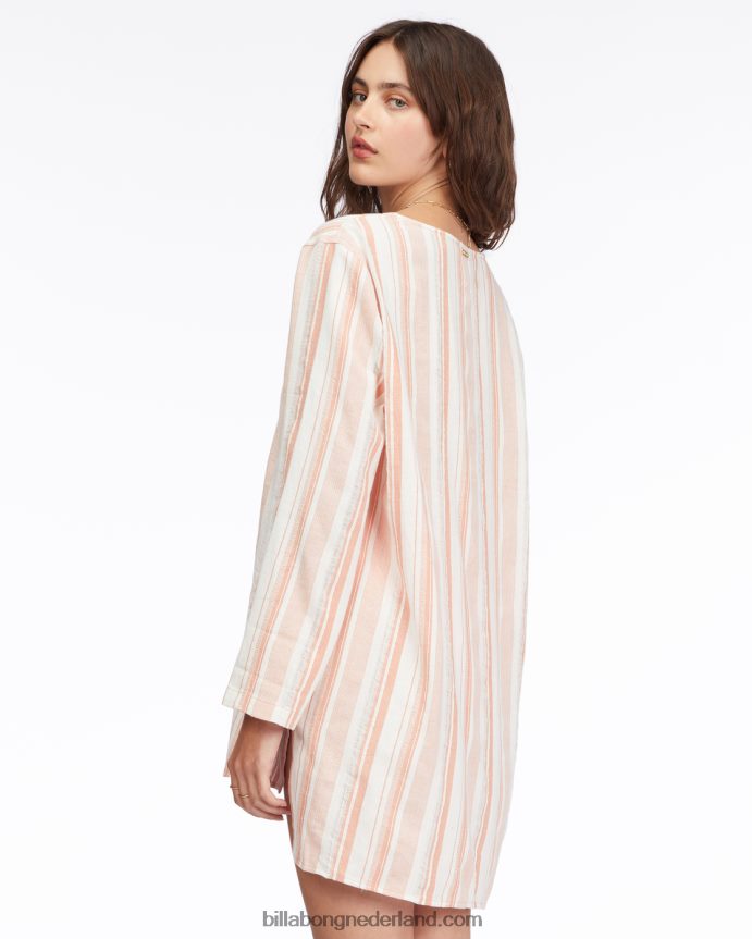 Billabong vrouwen blauwe luchten mini strand cover-upterracotta 4D20H1717