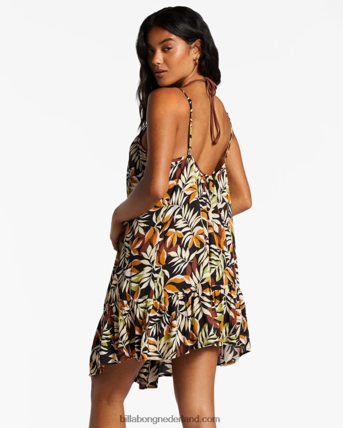 Billabong vrouwen strandvibes zwemmen bedekkenzwarte kiezelsteen 4D20H1376