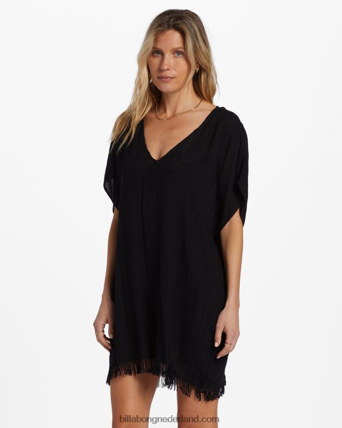 Billabong vrouwen walk away tuniektopjezwarte kiezelsteen 4D20H1326