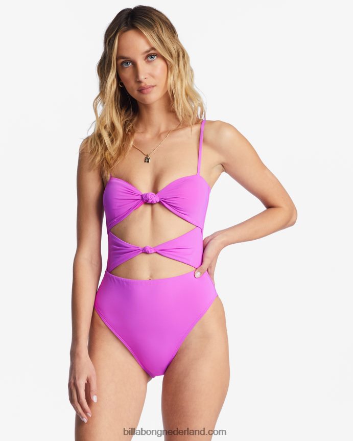 Billabong vrouwen sol searcher badpak uit één stukheldere orchidee 4D20H1503