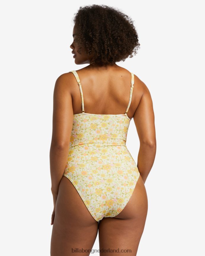 Billabong vrouwen zonneaanbidder tanlines badpak uit één stukmulti 4D20H1159