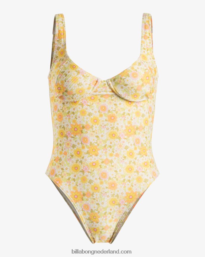 Billabong vrouwen zonneaanbidder tanlines badpak uit één stukmulti 4D20H1159